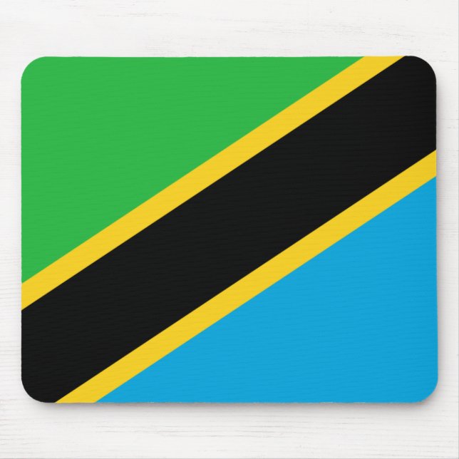 Tanzania Flag Mousepad (Front)