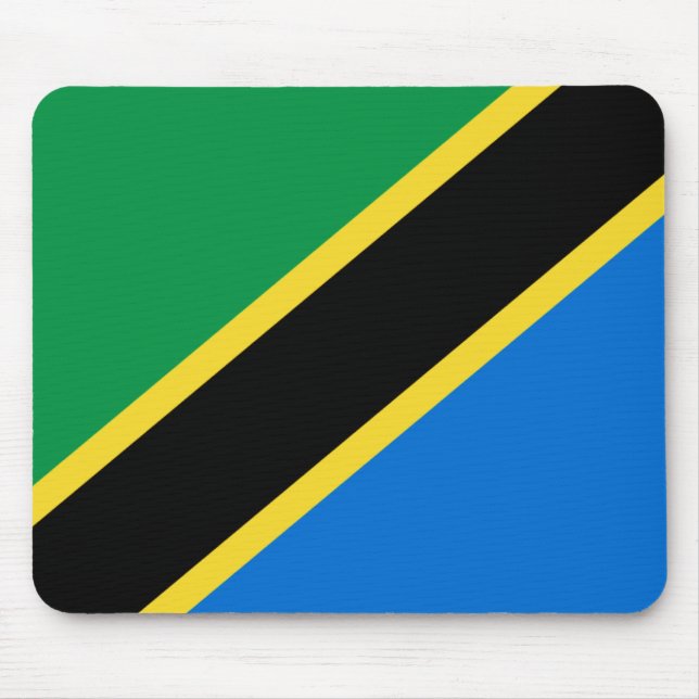 Tanzania Flag Mousepad (Front)