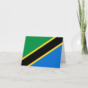 Tanzania Flag Notecard