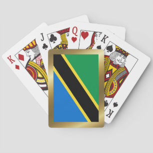 Tanzania Flag Playing Cards