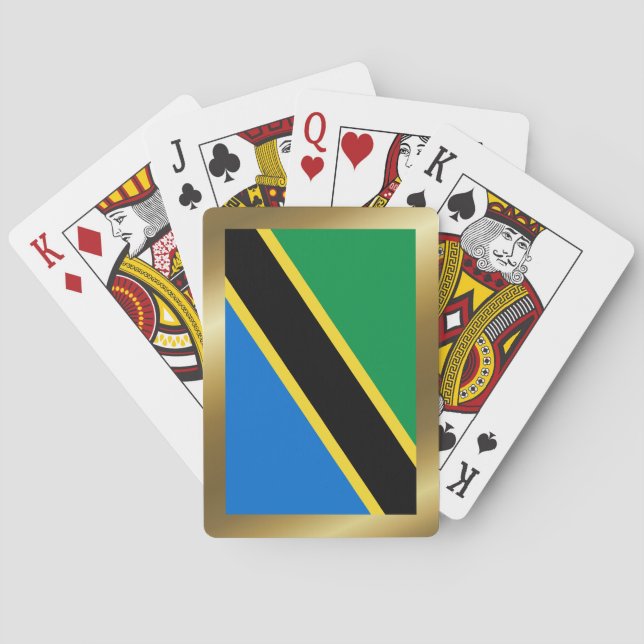 Tanzania Flag Playing Cards (Back)