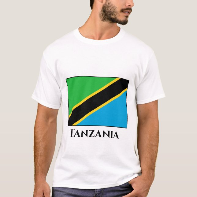 Tanzania Flag T-Shirt (Front)