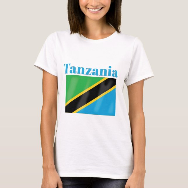 Tanzania Flag T-Shirt (Front)