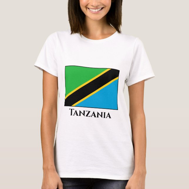 Tanzania Flag T-Shirt (Front)