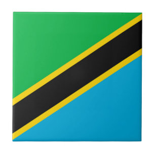 Tanzania flag tile