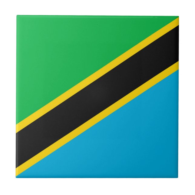 Tanzania flag tile (Front)