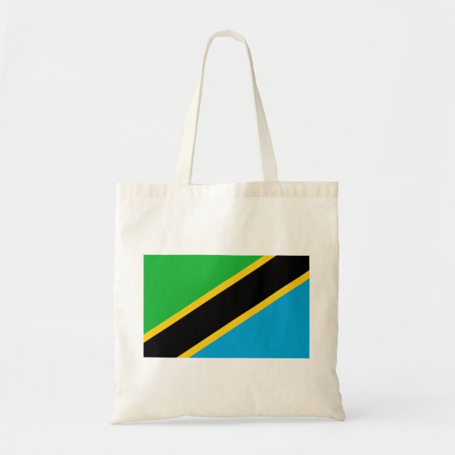 Tanzania Flag Tote Bag (Front)