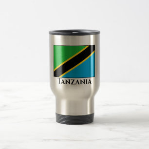 Tanzania Flag Travel Mug