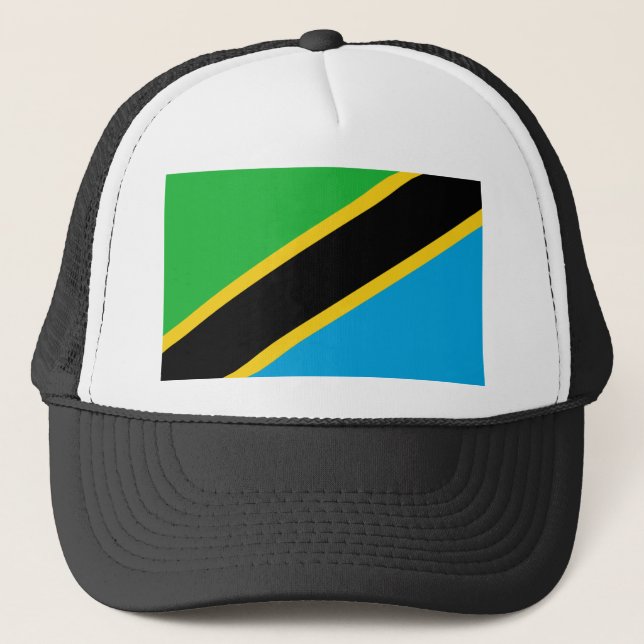 Tanzania Flag Trucker Hat (Front)