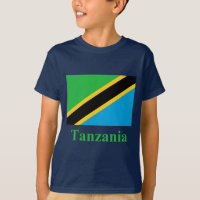 Tanzania Flag with Name