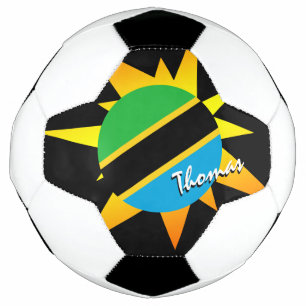 Tanzania Football & Tanzanian Flag / BANG