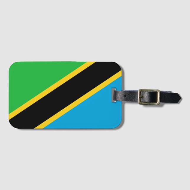 Tanzania Luggage Tag (Front Horizontal)