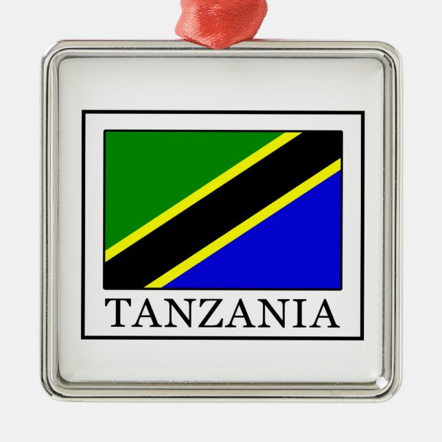 Tanzania Metal Tree Decoration (Front)