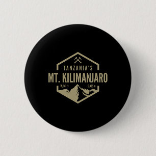 Tanzania Mt. Kilimanjaro 6 Cm Round Badge