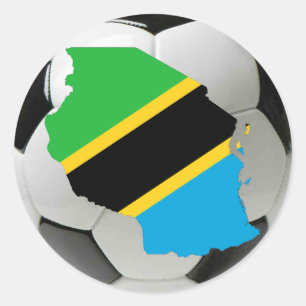 Tanzania national team classic round sticker