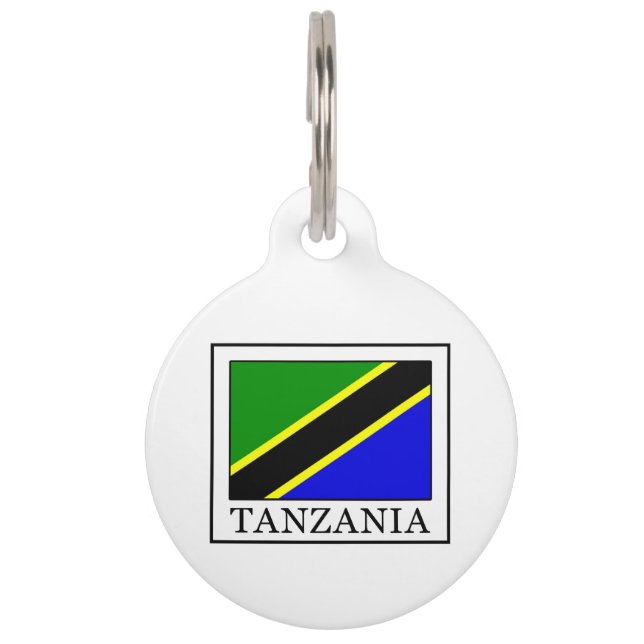 Tanzania Pet Tag (Front)