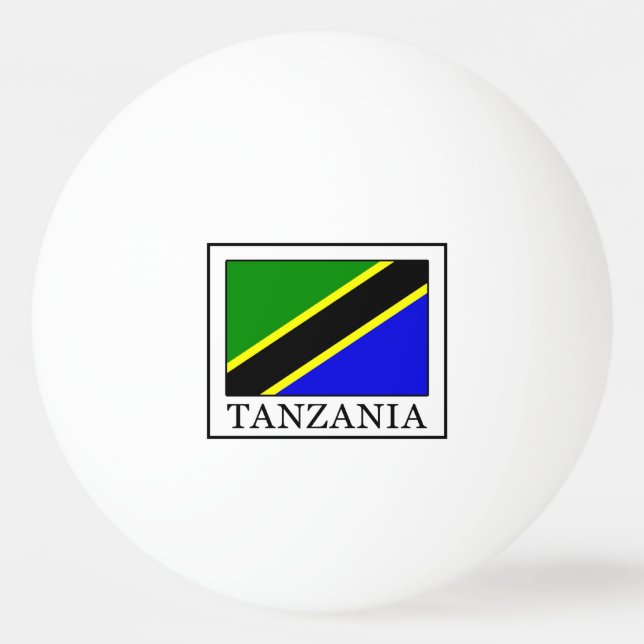 Tanzania Ping Pong Ball (Front)