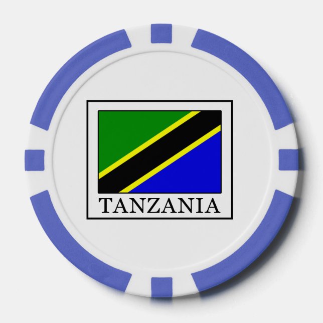Tanzania Poker Chips (Front)