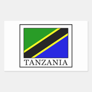 Tanzania Rectangular Sticker