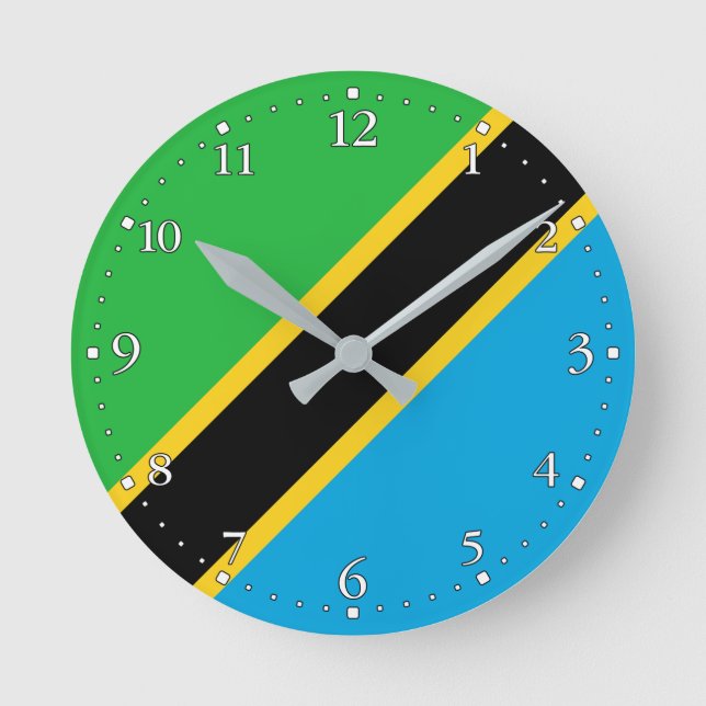 Tanzania Round Clock (Front)