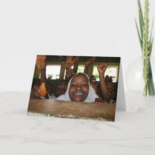 Tanzania School Children Card (Front)