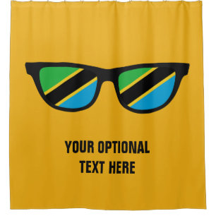 Tanzania Shades custom shower curtain