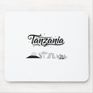 Tanzania Skyline Travel Vacation Outfits Mouse Mat