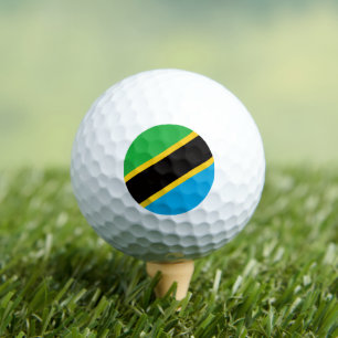 Tanzanian Flag, Flag of Tanzania Golf Balls