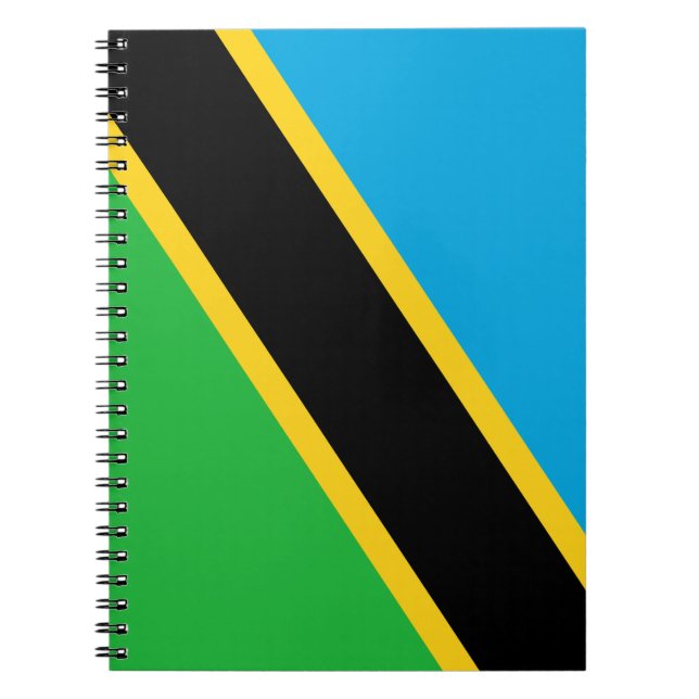 Tanzanian Flag Notebook (Front)