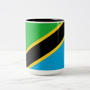 Tanzanian Flag Two-Tone Coffee Mug