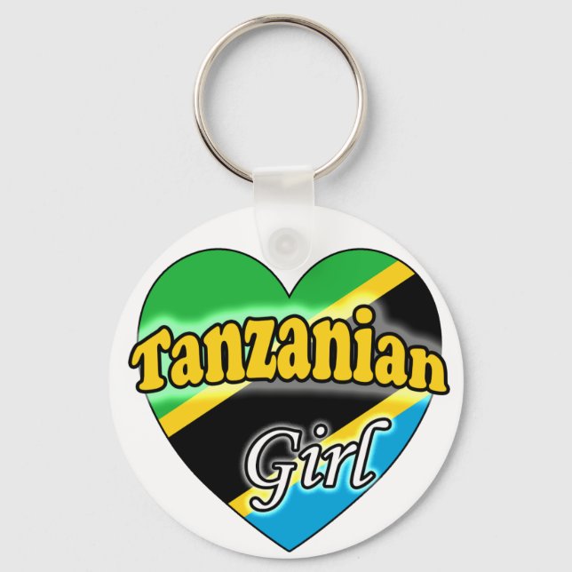 Tanzanian Girl Key Ring (Front)