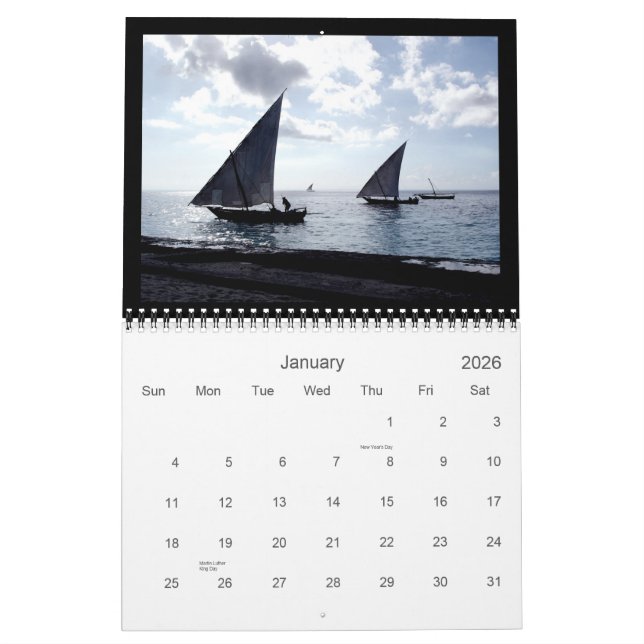 Tanzanian Odyssey Calendar (Jan 2026)