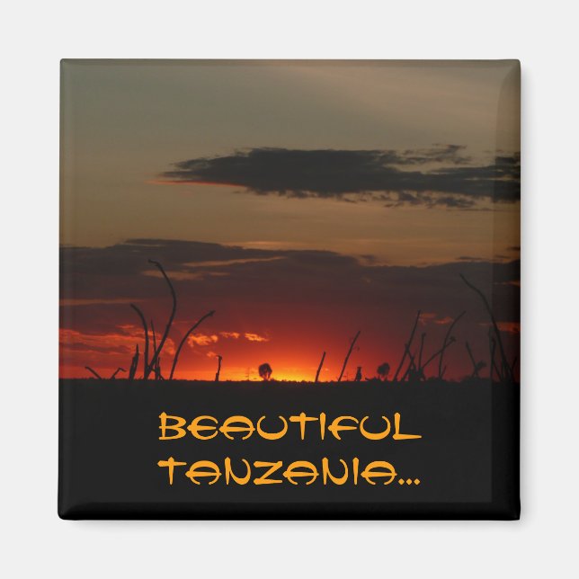 Tanzanian Sunset Magnet (Front)