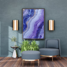 Tanzanite Abstract Gemstone