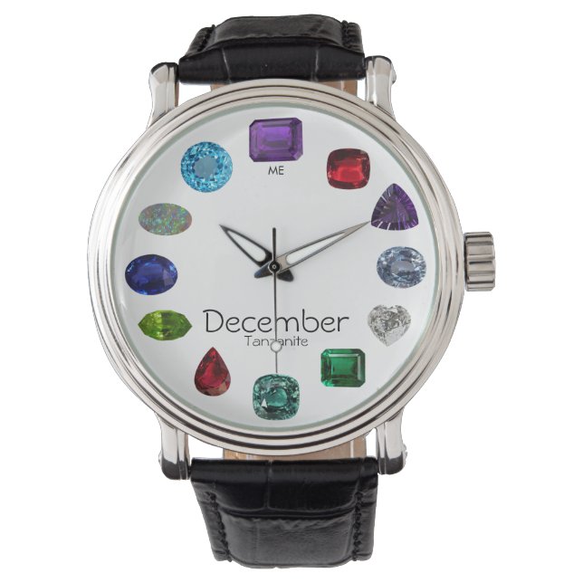 Tanzanite, December Birthstone Watch (Front)