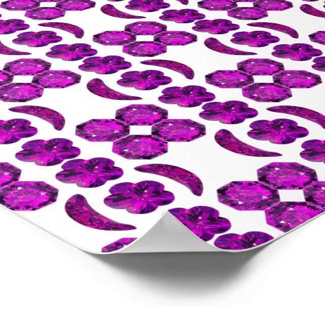 Tanzanite Gemstone Purple Poster (Corner)