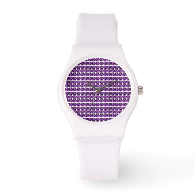 Tanzanite Gemstone Purple Watch (Front)