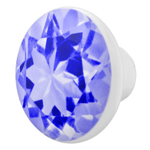 Tanzanite Illusion Ceramic Knob
