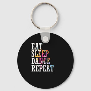 Tanzen "Eat Sleep Dance Repeat" Key Ring