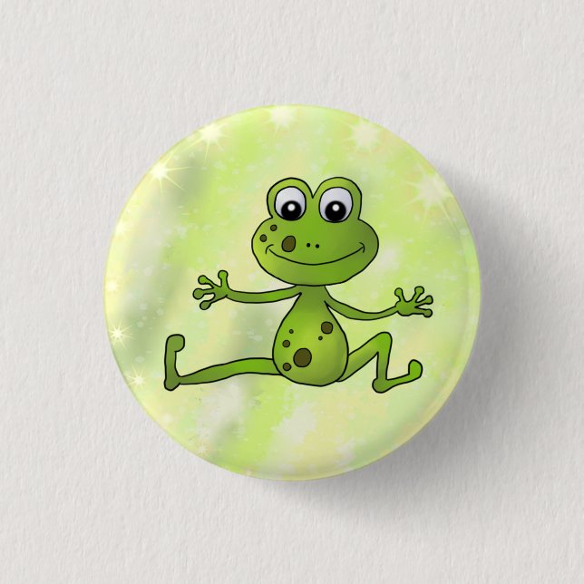 tanzender Frosch  3 Cm Round Badge (Front)