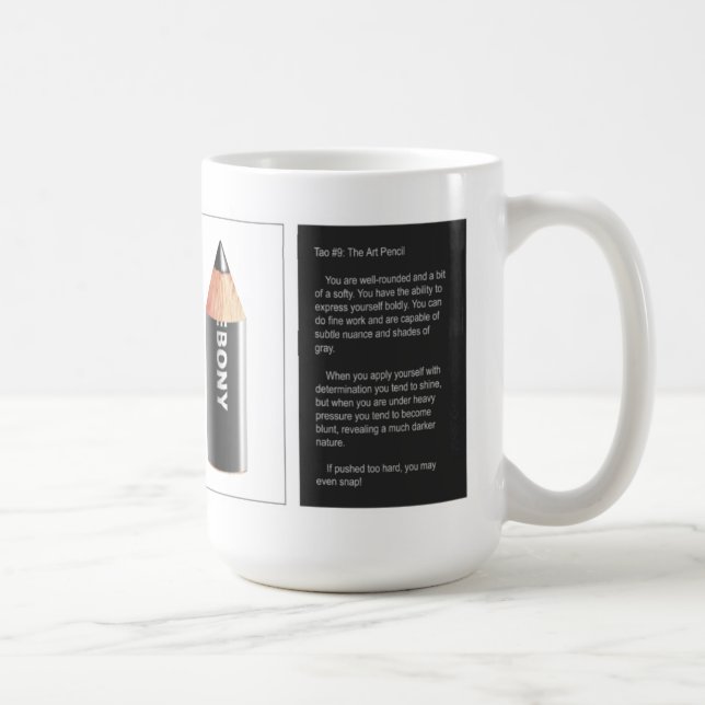 Tao #9 - The Art Pencil Coffee Mug (Right)