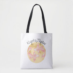Tao Feng Shui Koi - Golden Earth - Kyoto, Japan Tote Bag