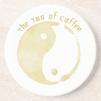 tao of coffee coaster