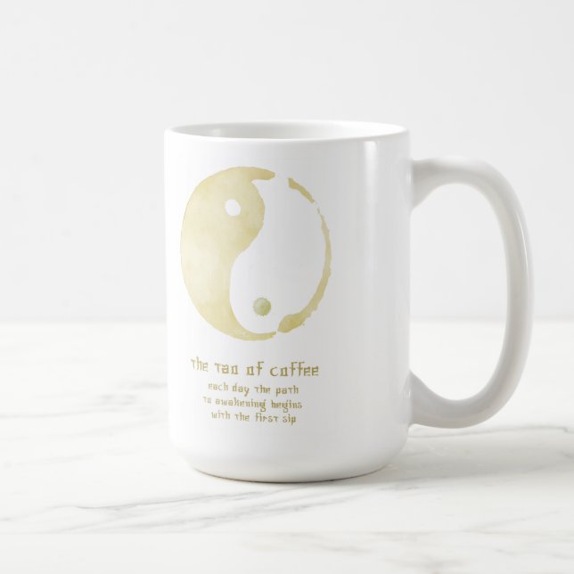 tao of coffee mug (Right)