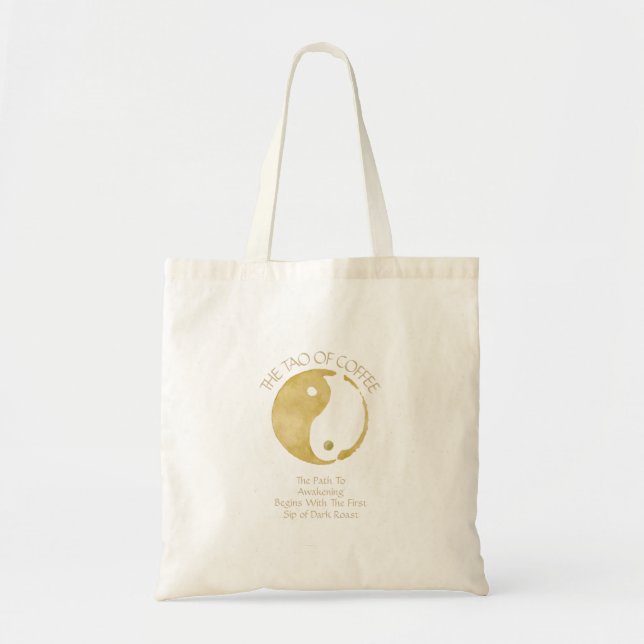 Tao of Coffee Tote Bag (Front)