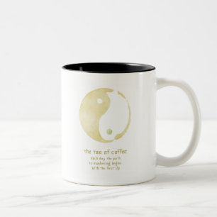 tao of coffee Two-Tone coffee mug