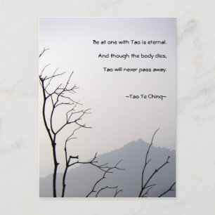 Tao Te Ching No.1/ Postcard