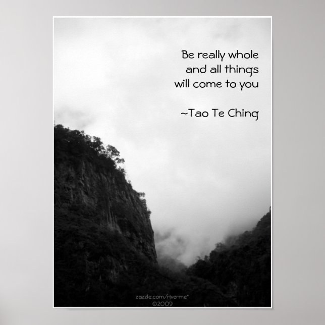Tao Te Ching No.2/ Poster (Front)