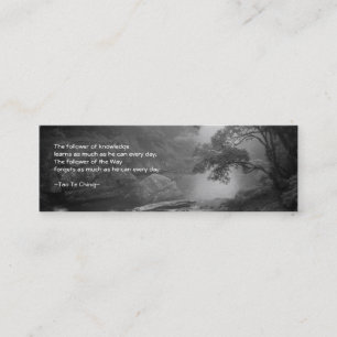Tao-Te-Ching No.5/ Bookmark Mini Business Card