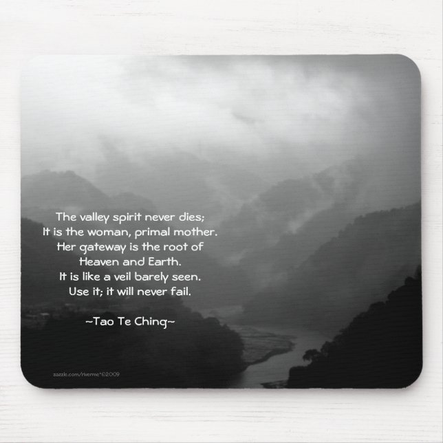Tao Te Ching No.6 /Mousepad Mouse Mat (Front)